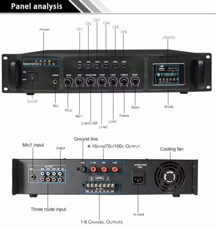 Amplifier-PA5500USBD-500W-FSL